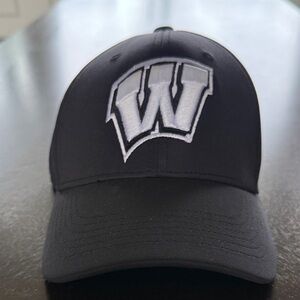 University of Wisconsin motion W Black Cap